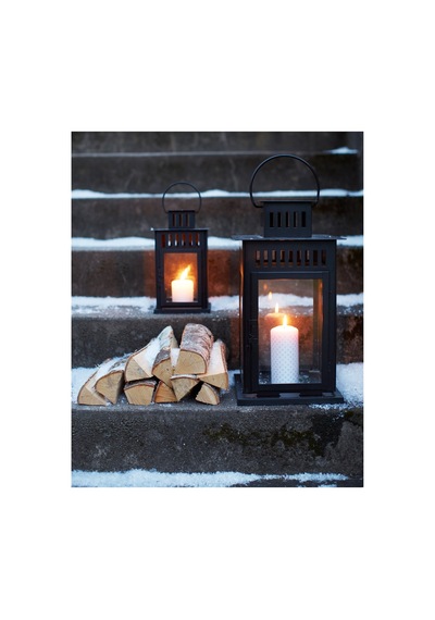 Ikea Borrby Fener 28 Cm Siyah