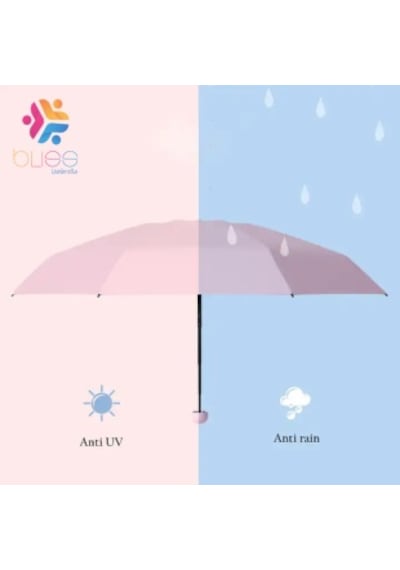 Bliss Umbrella 8 Telli Kapsül Şemsiye Krem