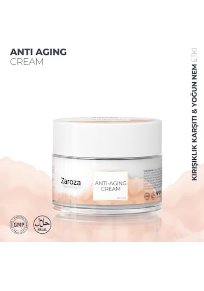 Zaroza Kırışıklık Karşıtı & Yoğun Nem Kolajen & Hyaluronic Asit Krem 50 Ml