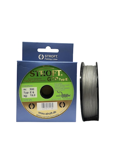 Stroft Gtp Typ E 300mt E6 0.22mm İp Misina Water Grey