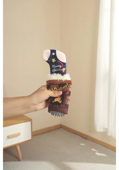 M-pets Christmas Socks Snack Attack Köpek Oyuncağı
