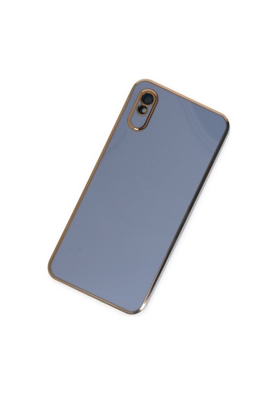 Redmi 9a Kılıf Volet Silikon - Mavi Bz8683140400996