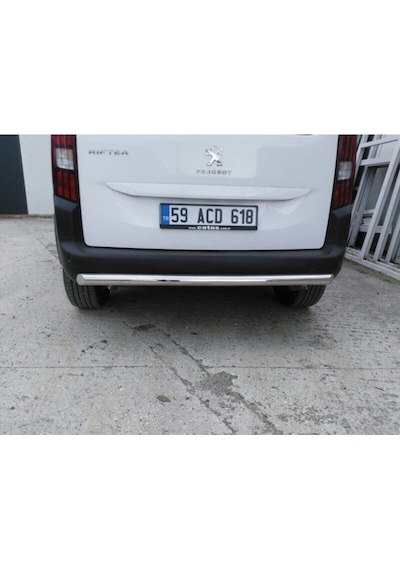 Opel Combo 2019-2025 Arka Tampon Koruma Demiri - Silindirli - 60 - Guard Straıght B