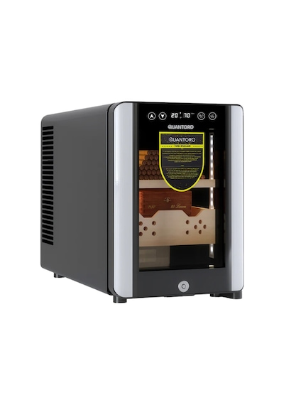 Quantoro Qcc-38 Elektronik Nemlendirme & Soğutmalı Siyah Puro Dolabı - Qtr-004