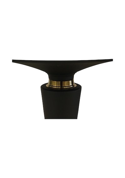 T.concept Metal Yuvarlak Yan Sehpa Siyah Gold Ayak