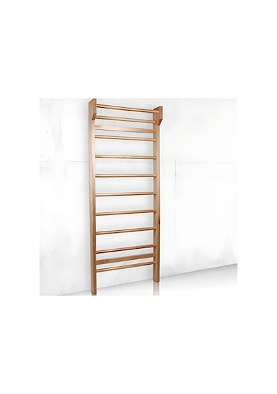 İsveç Tırmanma Duvarı, Merdiveni, Egzersiz Barı Duvar Barı 50x185 Cm Bej