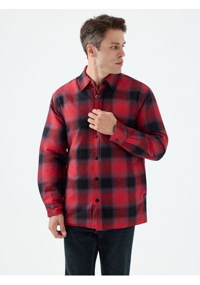 LOFT Oversize Fit Erkek Ceket Lf2037106 Q1.v1 Kırmızı