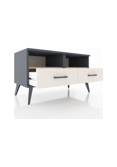 Hyperion Şifonyer 2 Raflı 2 Çekmeceli 88x44x48 Antrasit-çam/aytaşı Çam/aytaşı Hyperion Şifonyer 2 Raflı 2 Çekmeceli 88x44x48 Antrasit-çam/aytaşı Çam/aytaşı