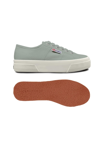 Superga 2740 Platform Unisex Gri Sneaker Gri-209