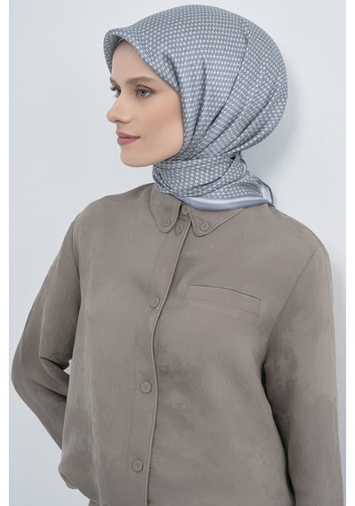 Armine Saf İpek Sura Eşarp-2026 İlkbahar-yaz- 952800d Gri