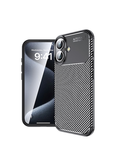 Apple iPhone 16 Plus Uyumlu Zore Negro Silikon Kapak-siyah