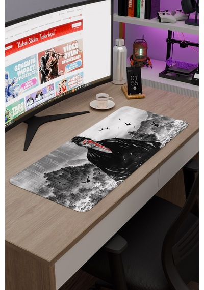 Vagabond Kaymaz Dikişli Kauçuk Oyuncu Mousepad V1 - 70x30 Xl Gaming Mouse Pad Fare Altlığı