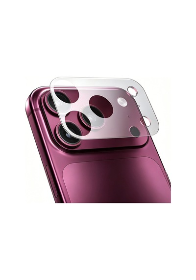 Apple iPhone 18 Pro Max Uyumlu Mohseven Pet Film Kamera Çerçeve Koruyucu Şeffaf