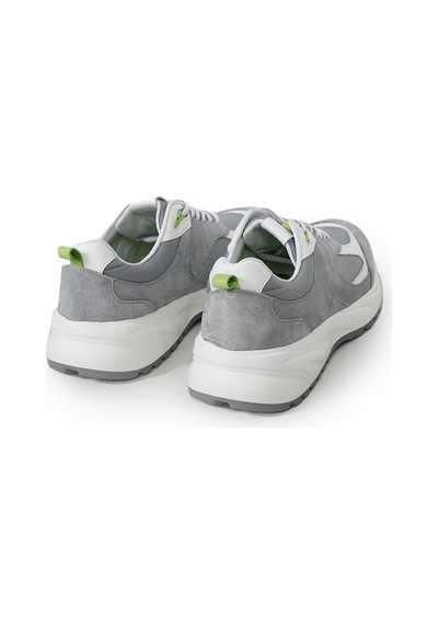 Jaumı Grey Gri Beyaz Sneaker Erkek Süet Ayakkabı 001