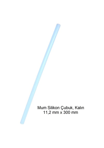 Silikon Mum Çubuk, Kalın 11,2 X 300 Mm 5 Adet