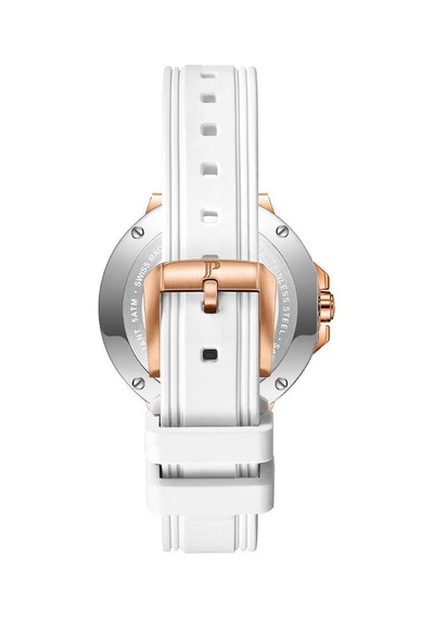 Jacques Philippe Beyaz Silikon Kadın Kol Saati Jpqls457420 Swiss Made