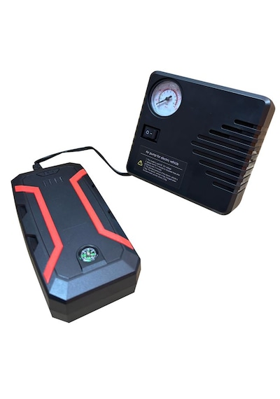 Taşınabilir Akü Takviye Cihazı, Jump Starter, Lastik Şişirme Pomp