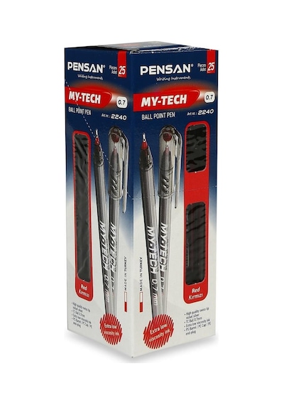 Pensan My-Tech 0.7 MM Tükenmez Kalem 25'li Paket