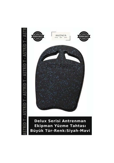 Delux Serisi Antrenman Ekipman Yüzme Tahtası Büyük Tür-renk:siyah-mavi