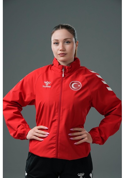 Hummel Line Milli Takım Yağmurluk Kırmızı