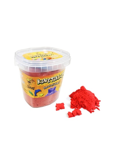 Lino Kinetik Kum Kovalı 500 Gr 3 Lü Kalıp Kırmızı Ln-500kr Çok Renkli
