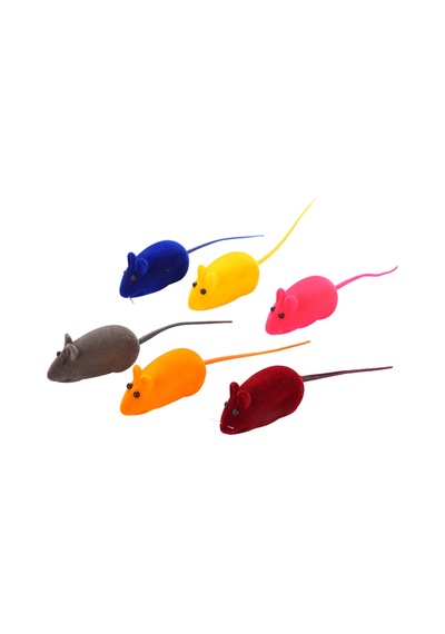 Kiwipetss Pet Oyuncağı Fare - Asorti - 12x3 Cm