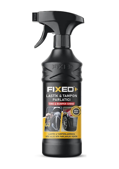 Fixed F-110 Lastik Ve Mat Tampon Parlatıcı Sprey 500 Ml - Derin Siyahlık Ve Uv Koruma