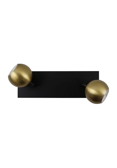 Gu10 Tasarruflu Led 3 Lü Metal Gövde Gold Hareketli Başlık Spot T Siyah