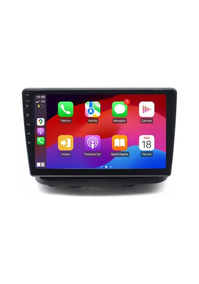 Fiat Doblo Android Multimedya Sistemi 4-64 For-x 2005-2010 Ön Kayıt Kamera Hediyeli 9"