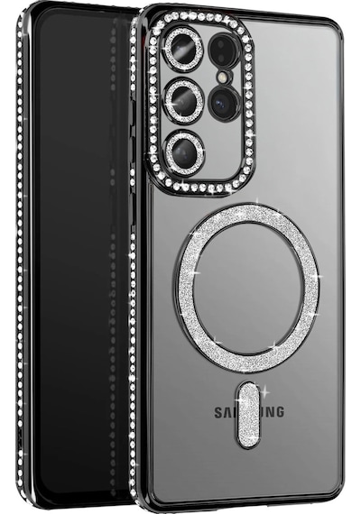 Samsung Galaxy Uyumlu  S26 Ultra Joke Simli Magneticsafe Kılıf Siyah