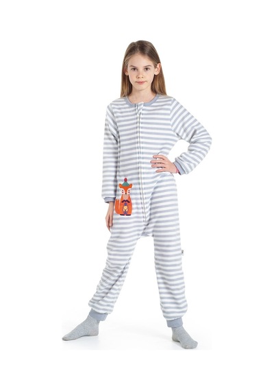 Owli Kids Kız Çocuk Polar Pijama Fox