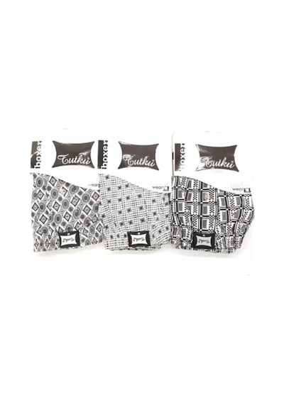 Tutku Erkek Karışık Desenli Boxer lu 001