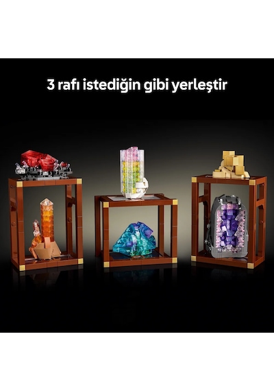 LEGO® Ideas Mineral Koleksiyonu 21362 - Taş Koleksiyoncusu Yetişkinler için Yaratıcı Model Yapım Seti (880 Parça)
