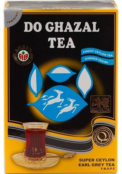 Do Ghazal Super Ceylon Earl Grey Bergamot Aromalı Siyah Dökme Çay 6 x 500 G