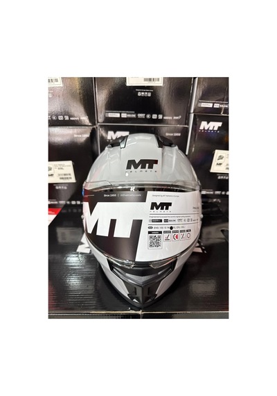 Mt Kask Ff126 Stınger 2 Pure A12 Parlak Gri