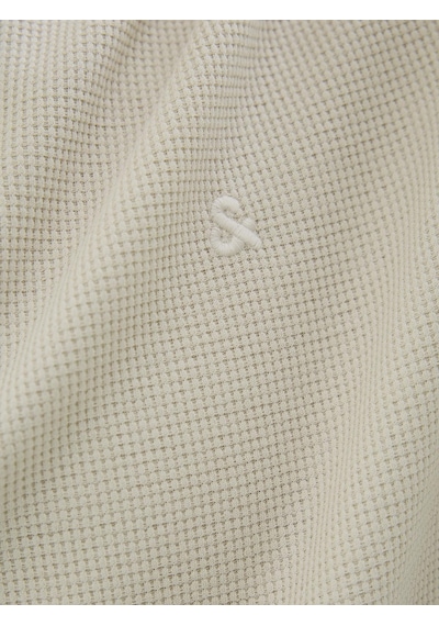 Jack & Jones Jjeaustın Zıp Polo Ss Noos Moonbeam Moonbeam Çok Renkli