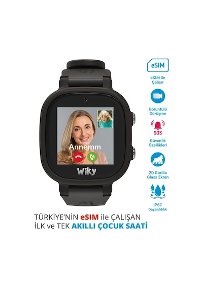 Wiky Watch 5E e-SIM Akıllı Çocuk Saati (İthalatçı Garantili)