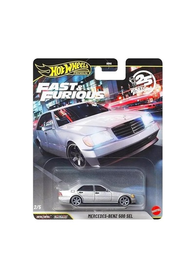 Premium Series 25.yıl Özel Fast & Furious Mercedes-benz 500 Sel Hnw46 - Jhw67-la10 Açık Bej