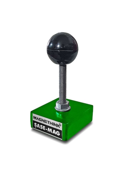 Magnethink Şase-mag Güçlü Manyetik Kaynak Makinesi Şase Topraklama Akım Kablo Tutucu Mıknatısı Şasemag - Yeşil 1 Adet