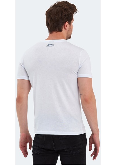 Slazenger PALLU I Erkek  Beyaz Tişört