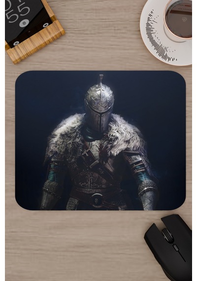 Dark Souls Kaymaz Dikişli Kauçuk Oyuncu Mousepad V2 - 22x18 Gaming Mouse Pad Fare Altlığı