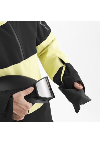 Salomon Transfer Anorak Erkek Kayak Montu Black Lc2145300 Siyah