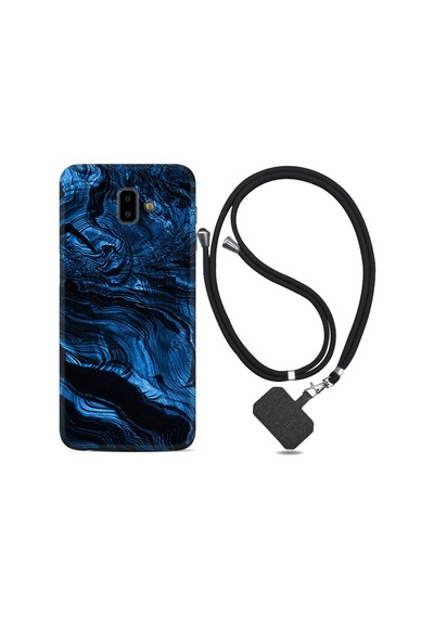 Samsung Uyumlu Galaxy J6 Plus Kılıf Ipli Askılı Dog And Girl 1379