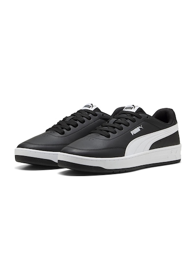 Puma Court Classic Clean Siyah Kadın Sneaker 000000000102713764 Siyah-beyaz