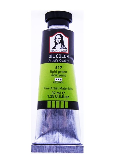 Mona Lisa Yağlı Boya 37 Ml Açık Yeşil 617 Çok Renkli