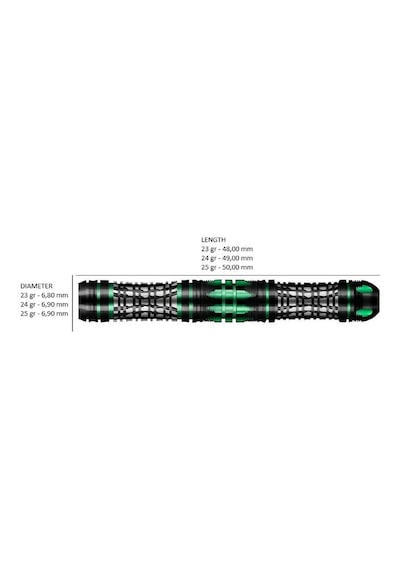 Shot Aı Cyberpunk Tungsten Çelik Uçlu Dart Oku 23