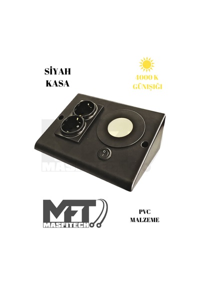 Masfitech Tezgah Altı Prizli Led Aydınlatma 3w 4000k Günışığı