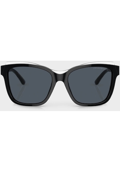 Emporio Armani Bayan Gözlük 0ea4209 605187 54 Parlak Siyah Şeffaf Elmas-koyu Gri