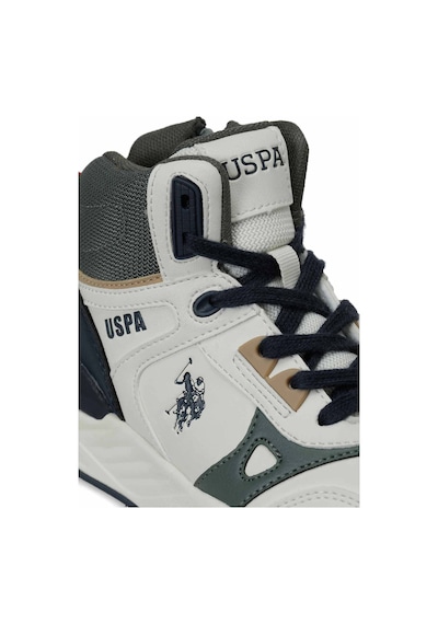 Uspoloassn U.s. Polo Assn. Geoly Jr Bej Erkek Çocuk High Sneaker Bej-hakı