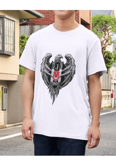Butter Together Baskılı Tasarım T-shirt Beyaz